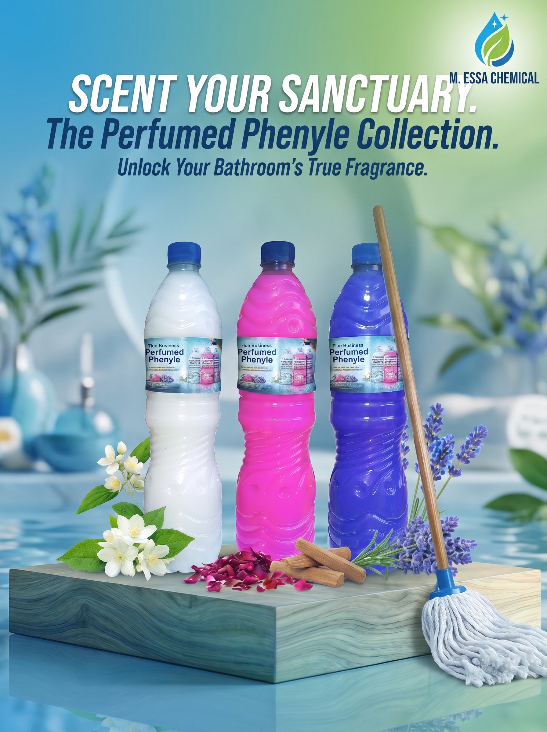 How to Use ESSA Premium Perfume Phenyl for Fresh and Clean Floors